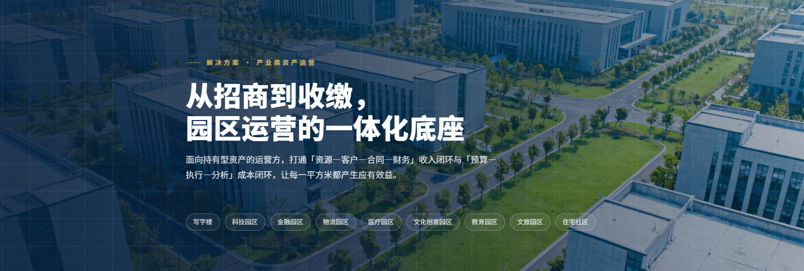 产业类资产运营解决方案
